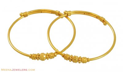 22K Kids Bangles (Indian style) ( Baby Bangles )