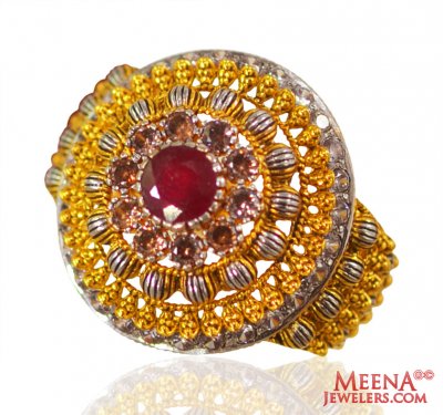 22K Exclusive Antique Ring ( Ladies Gold Ring )