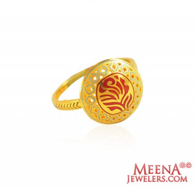 22K Gold   Ring for Ladies ( Ladies Gold Ring )