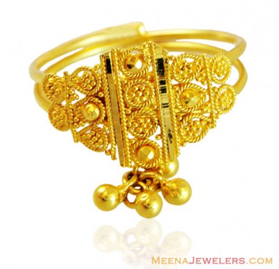 Gold Filigree Ring ( Ladies Gold Ring )