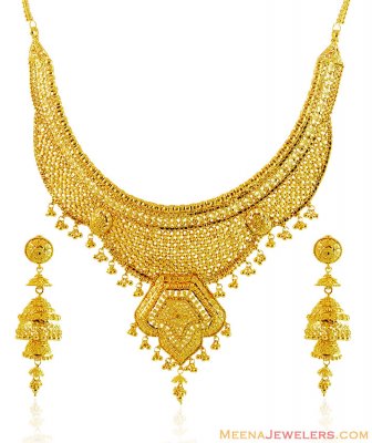 Exclusive 22K Gold Necklace Set ( 22 Kt Gold Sets )