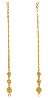 22k Ear Chain ( Gold Ear Chains )