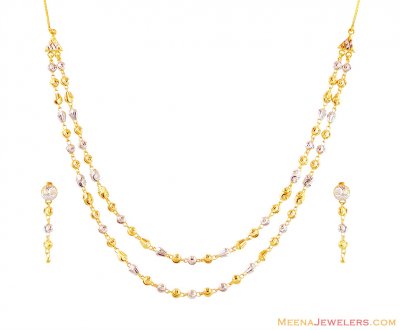 Gold Layered Necklace Set ( Light Sets )