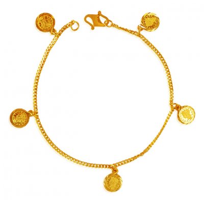 22 Kt Gold Ginni Bracelet ( Ladies Bracelets )