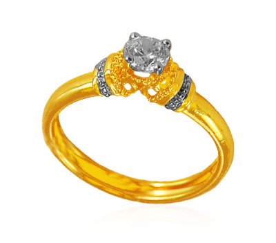 22K Gold Ladies Ring ( Ladies Signity Rings )