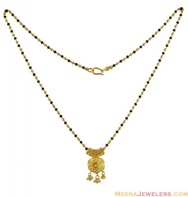 Delicate Fancy Mangalsutra 22K ( MangalSutras )