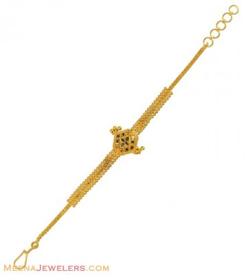 Gold Ladies Filigree Bracelet ( Ladies Bracelets )