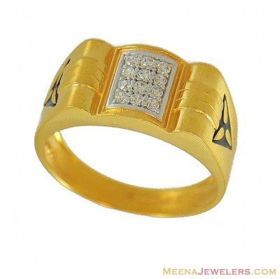 22Kt Mens Designer Ring ( Mens Signity Rings )