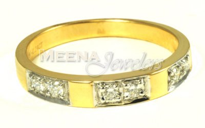 18Kt Yellow Gold Diamond Ring ( Diamond Rings )