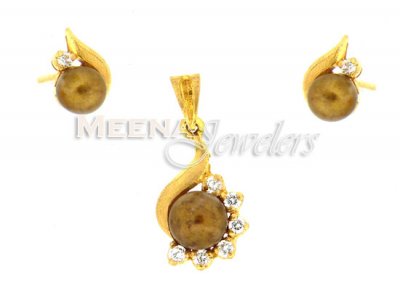 22 Kt Gold Pendant Sets ( Gold Pendant Sets )