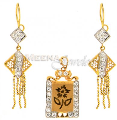 22 Kt Gold Pendant Sets ( Gold Pendant Sets )