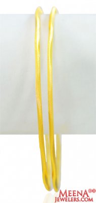 22K Gold Simple Bangles ( Gold Bangles )