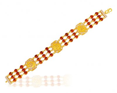 22K Rudraksh Bracelet ( Men`s Bracelets )