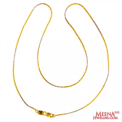 22kt Gold Delicate Chain ( 22Kt Gold Fancy Chains )