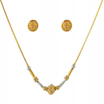 Gold fancy Necklace Set ( Light Sets )