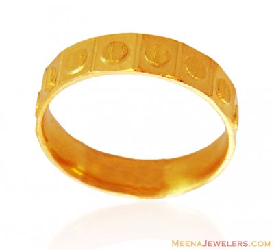 22k Fancy Gold Band  ( Wedding Bands )