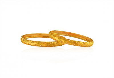 22 Karat Gold Baby Kada (2 Pc) ( Baby Bangles )