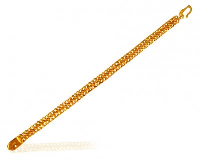 22 KT Gold Mens Bracelet ( Men`s Bracelets )