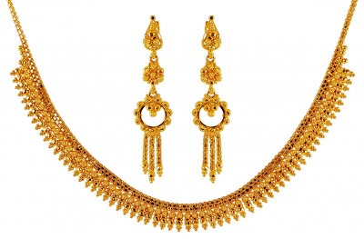 22 Karat Gold Necklace Set ( Light Sets )