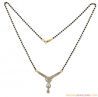 Exquisite Designer 18K MangalSutra ( Diamond MangalSutras )