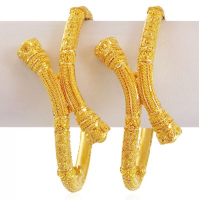 22K Gold Indian Kada (2PC) ( Kadas )