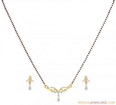 22K Beautiful Mangalsutra Set ( Gold Mangalsutra Sets )