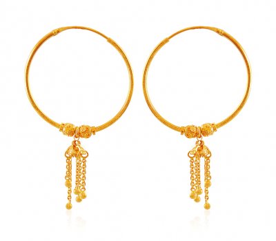 Gold Hoop Earrings ( Hoop Earrings )