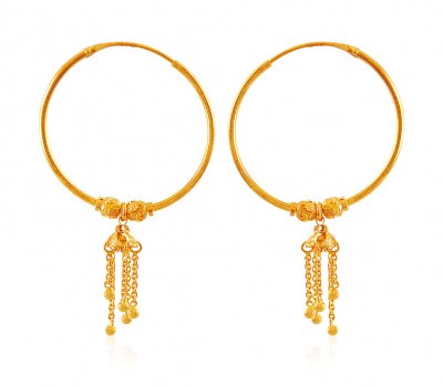 Gold Hoop Earrings ( Hoop Earrings )