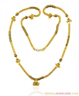 22k Gold Meena Chain - chfc15296 - 22K Gold Chain, exclusively designed ...