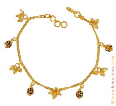 Meenakari dangling bracelet ( Ladies Bracelets )