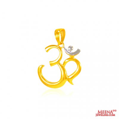 22 Karat Gold Om Pendant ( Om Pendants )