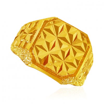 22 Karat Gold Mens Ring ( Mens Gold Ring )