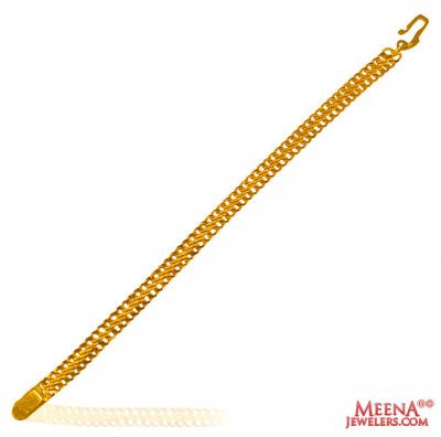 22Kt Gold Men Bracelet ( Men`s Bracelets )