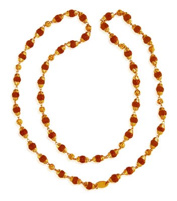 22 Kt Gold Rudraksh Mala ( Men`s Gold Chains )