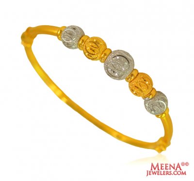 Two Tone Kada 22K Gold ( Kadas )