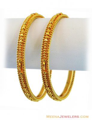 Gold Bangles 22K (2 Pc) ( Gold Bangles )