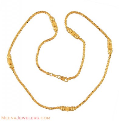 22Kt Gold Fancy Chain ( 22Kt Gold Fancy Chains )