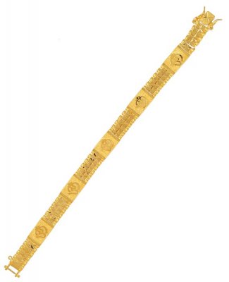 Om Bracelet (22K Gold) ( Men`s Bracelets )