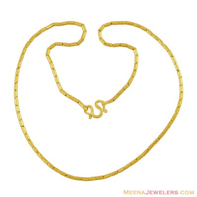 21k Gold Fancy Chain(20 Inches) ( 22Kt Gold Fancy Chains )