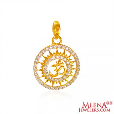 22 kt Gold OM Pendant  ( Om Pendants )