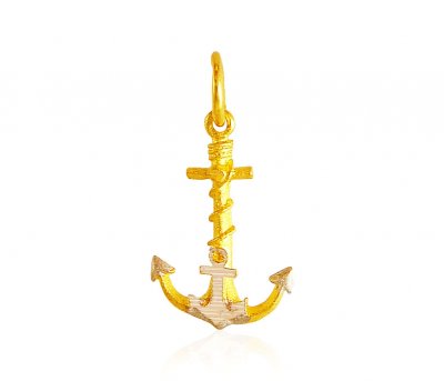 Gold Anchor Pendant ( Fancy Pendants )