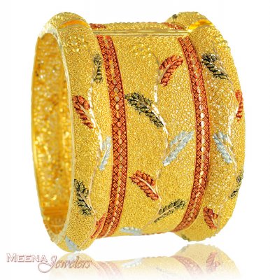 22kt Gold Super Wide Kada  ( Kadas )