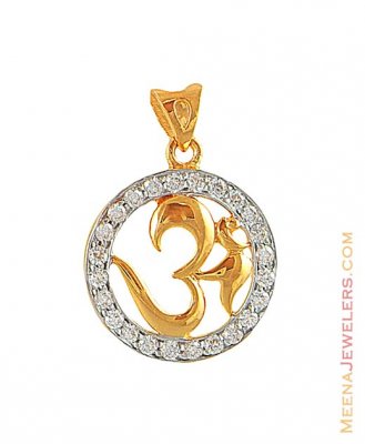 OM pendant (22k Gold) ( Om Pendants )