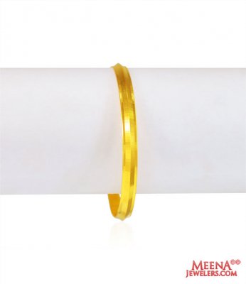 22K Gold Baby Punjabi Kada 1pc ( Baby Bangles )