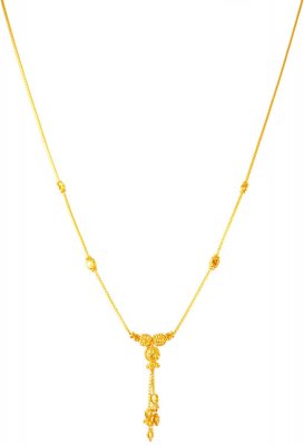 22k Gold Balls Ladies Chain ( 22Kt Gold Fancy Chains )