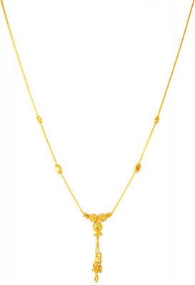 22k Gold Balls Ladies Chain ( 22Kt Gold Fancy Chains )