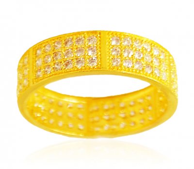 22K Gold band Ring ( Ladies Signity Rings )