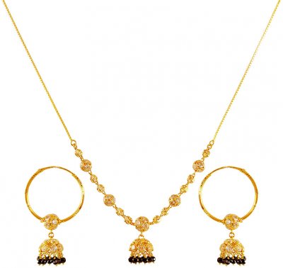 22Kt Gold Dokia Set  ( Light Sets )