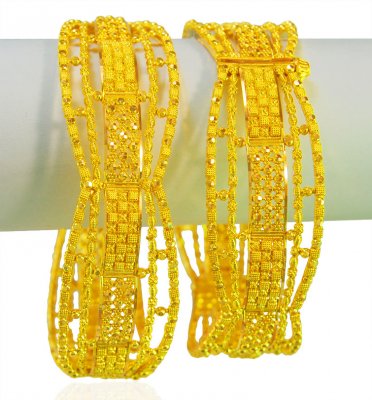 22 Karat Gold Ladies Kada (Pair) ( Kadas )