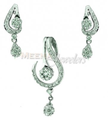 Genuine Diamond Pendant Set ( Diamond Pendant Sets )